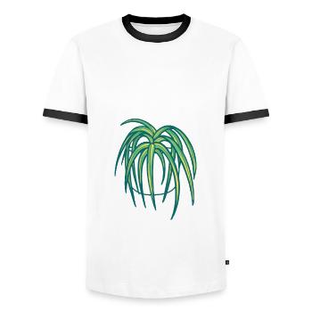 Lustiger Pflanzen Spruch Gartenliebhaber - Männer Kontrast-T-Shirt - Weiß/Schwarz - Vorne - AI Model Female 172 light (172cm) & AI Model Male 178 dark (178cm)