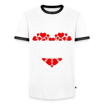 Assistentin Der Geschäftsführung Geschenk - Männer Kontrast-T-Shirt - Weiß/Schwarz - Vorne - AI Model Female 172 light (172cm) & AI Model Male 178 dark (178cm)