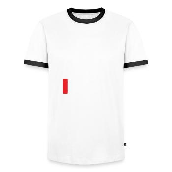 I need cappuccino - Men's Ringer Shirt - white/black - Front - AI Model Female 172 light (172cm) & AI Model Male 178 dark (178cm)