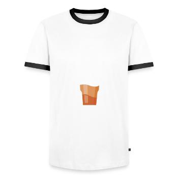 Chai Latte Zitat Liebe Gewürzter Chai Tee - Männer Kontrast-T-Shirt - Weiß/Schwarz - Vorne - AI Model Female 172 light (172cm) & AI Model Male 178 dark (178cm)