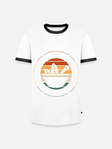 Herbs Natural Healing - Men's Ringer Shirt - white/black