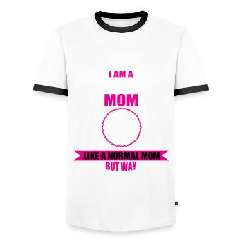 Programme für ChiChirurgisch-technischer Assistent - Männer Kontrast-T-Shirt - Weiß/Schwarz - Vorne - AI Model Female 172 light (172cm) & AI Model Male 178 dark (178cm)