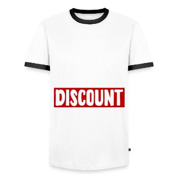 Witzige Zehenamputation Geschenkidee - Männer Kontrast-T-Shirt - Weiß/Schwarz - Vorne - AI Model Female 172 light (172cm) & AI Model Male 178 dark (178cm)
