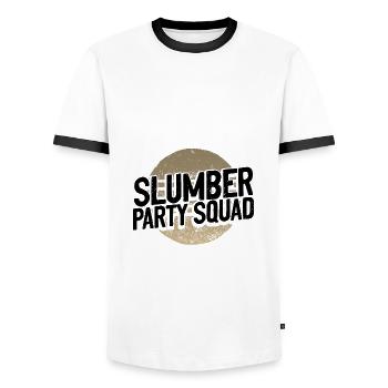 Sleepover Gifts Girl's Slumber Party Squad - Männer Kontrast-T-Shirt - Weiß/Schwarz - Vorne - AI Model Female 172 light (172cm) & AI Model Male 178 dark (178cm)