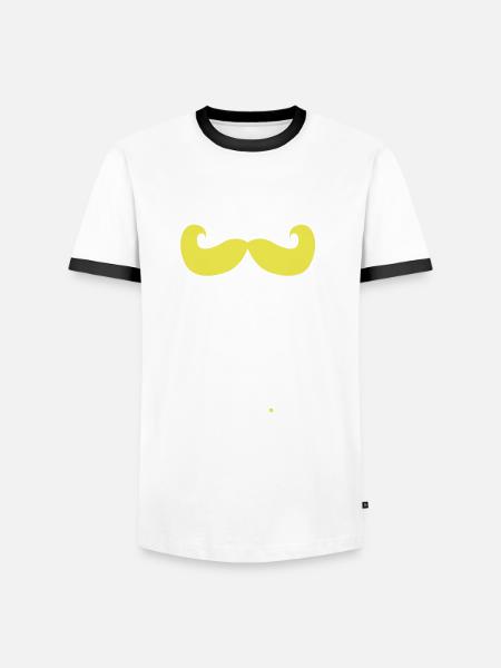 Nach uns die Gin-Flut - Männer Kontrast-T-Shirt - Weiß/Schwarz