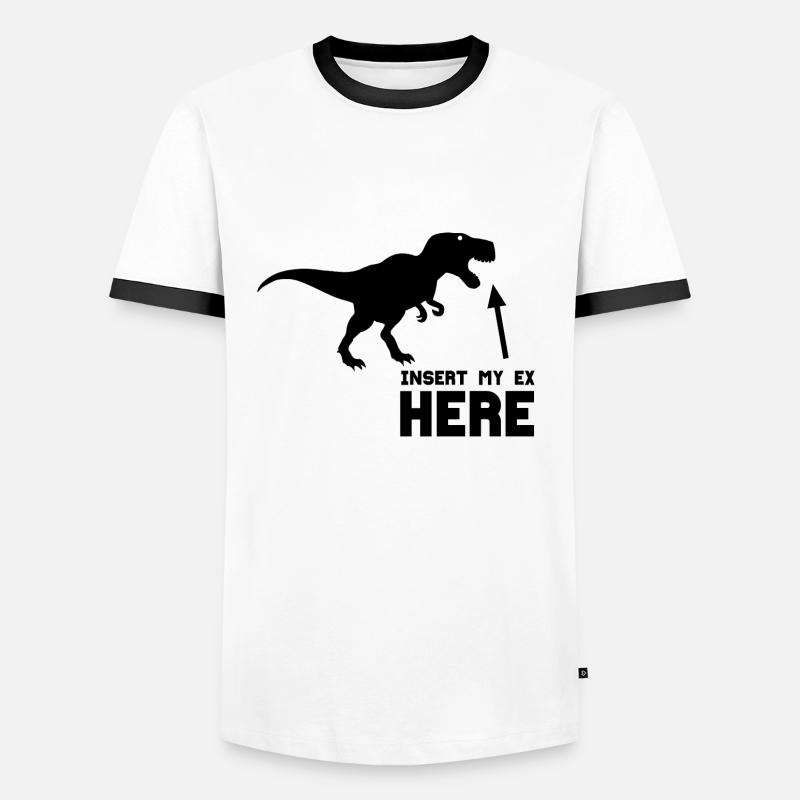 EX - Men's Ringer Shirt - white/black