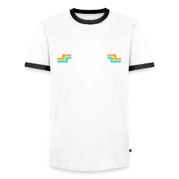 Best of 1963 Vintage Geburtstag Retro Jahrgang - Männer Kontrast-T-Shirt - Weiß/Schwarz - Vorne - AI Model Female 172 light (172cm) & AI Model Male 178 dark (178cm)