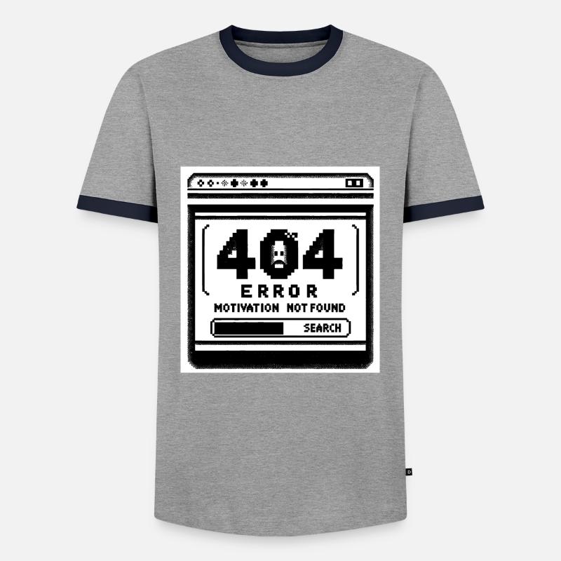 404 error Männer Kontrast-T-Shirt