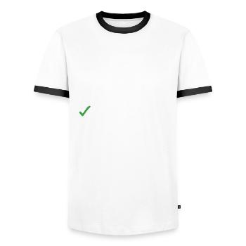 Ich muss Traktor fahren. Lass mich in RUHE - Männer Kontrast-T-Shirt - Weiß/Schwarz - Vorne - AI Model Female 172 light (172cm) & AI Model Male 178 dark (178cm)