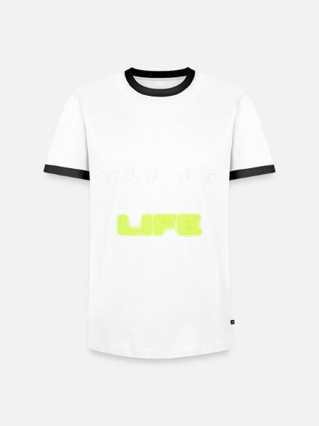 Tuning is my life - Men's Ringer Shirt - white/black