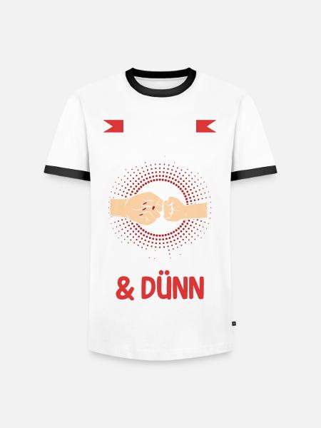 Oma Großmutter und Enkelin - Männer Kontrast-T-Shirt - Weiß/Schwarz