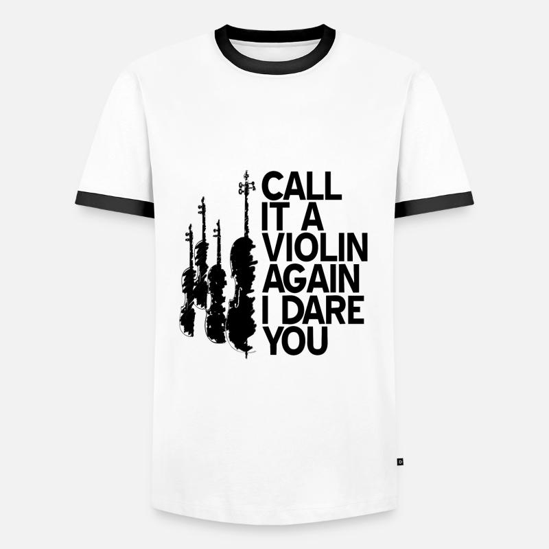 cello - Men's Ringer Shirt - white/black