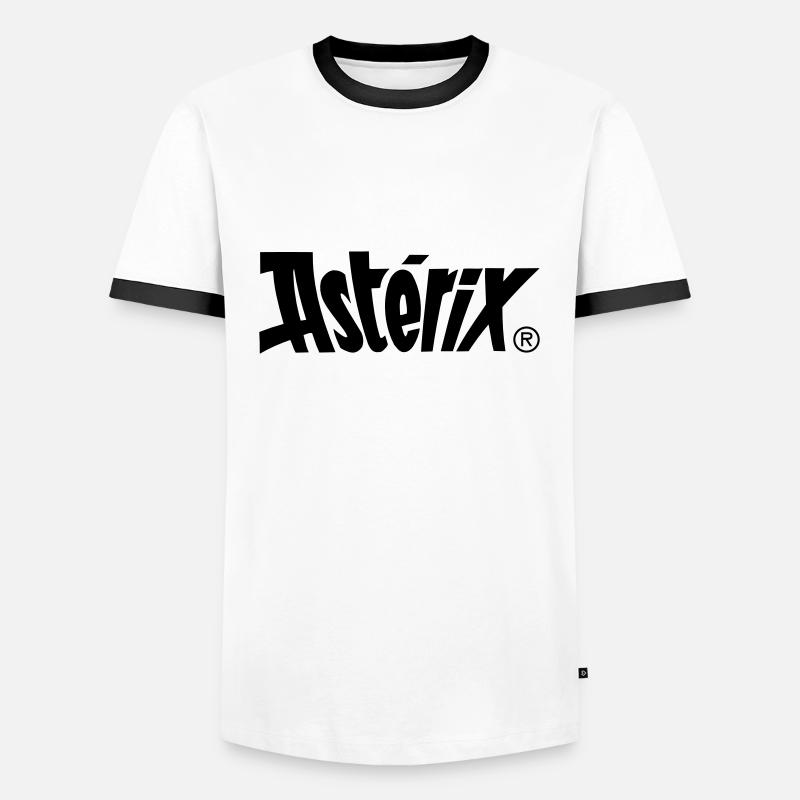 Asterix & Obelix - Asterix Logo - Men's Ringer Shirt - white/black