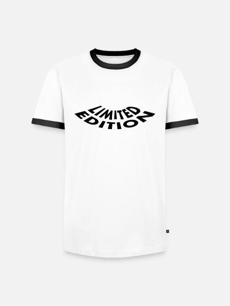 limited_edition - T-shirt contrasté Homme - blanc/noir