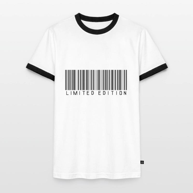 EDITION LIMITÉE - CODE-BARRES - STRICHCODE - SCANNER T-shirt contrasté Homme