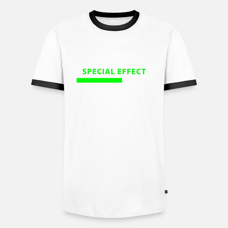 loading Special Effect - be patient - Men's Ringer Shirt - white/black