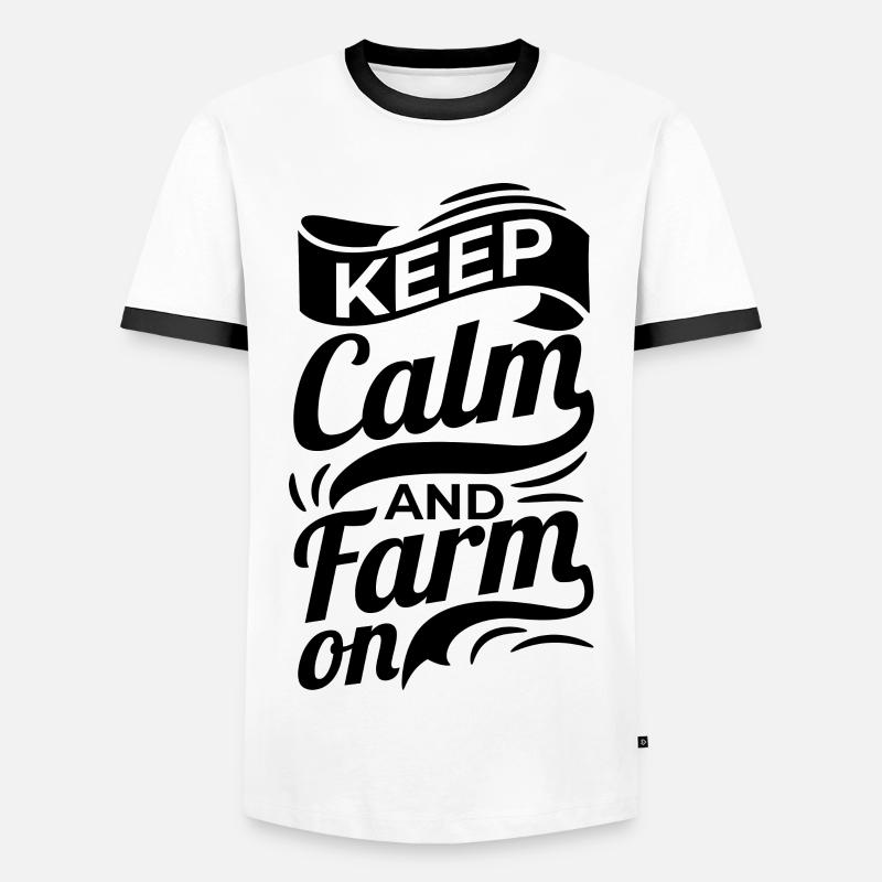 Bauer Spruch - Men's Ringer Shirt - white/black