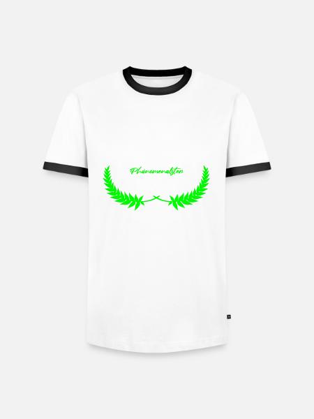 Phänomenalster Mitarbeiter ueberhaupt - Männer Kontrast-T-Shirt - Weiß/Schwarz