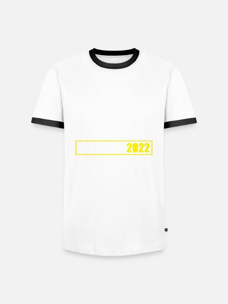 Croatia 2022 - Men's Ringer Shirt - white/black