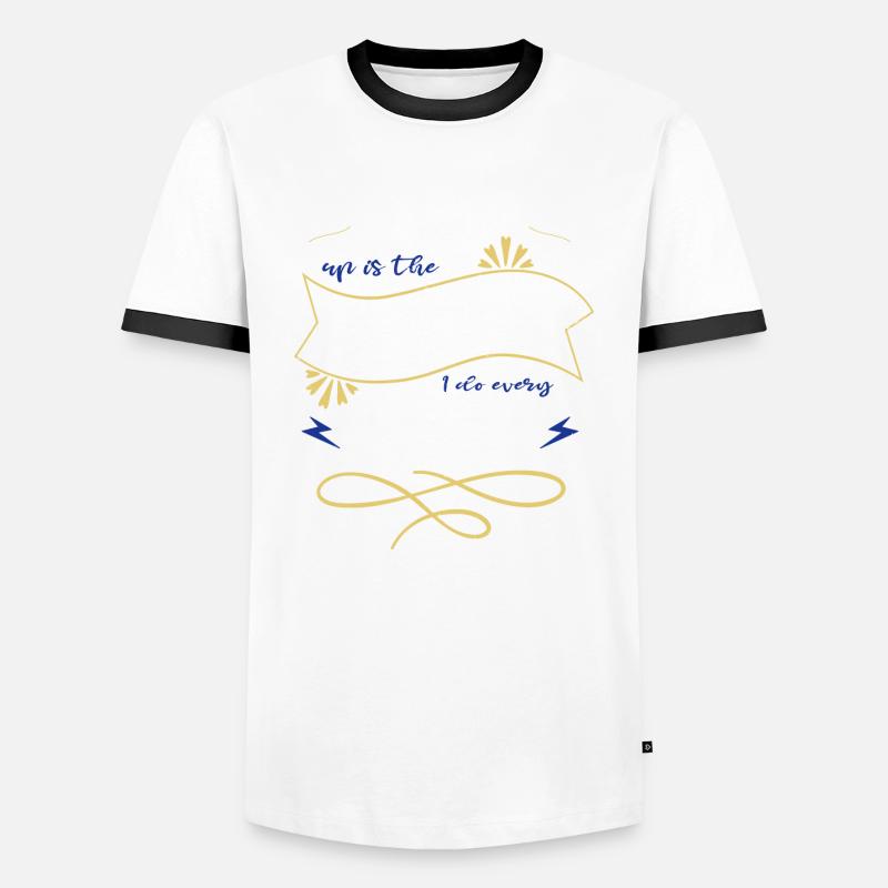 computers programming language present idea - Männer Kontrast-T-Shirt - Weiß/Schwarz