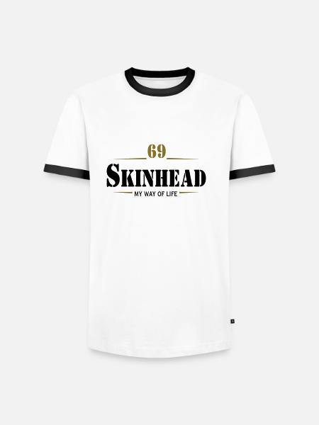 Working Class Skinhead Oi! Antiracist Bootboys My - Herre kontrast-T-shirt - 