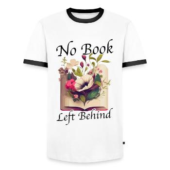 Lesen Buch Merch Booktok Bookish Geschenk Buch - Männer Kontrast-T-Shirt - Weiß/Schwarz - Vorne - AI Model Female 172 light (172cm) & AI Model Male 178 dark (178cm)