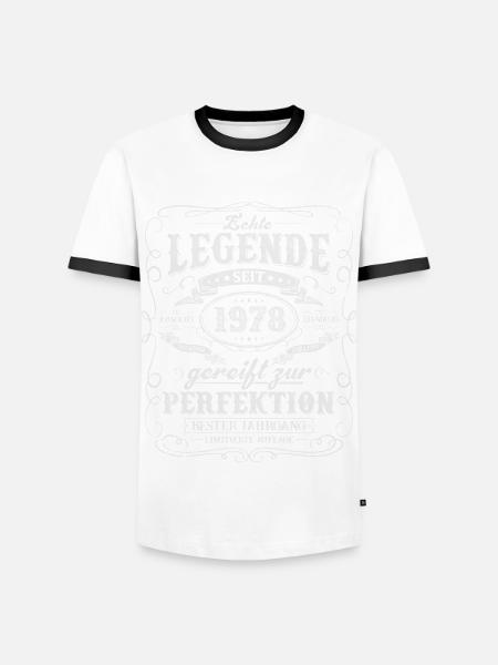 Legende seit 1978 - Männer Kontrast-T-Shirt - 