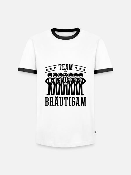 Wedding Groom Bachelor Party - Men's Ringer Shirt - white/black