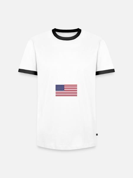 Columbia - Men's Ringer Shirt - white/black