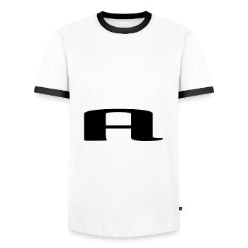 bday comic happy christmas tree fish hook baby - Männer Kontrast-T-Shirt - Weiß/Schwarz - Vorne - AI Model Female 172 light (172cm) & AI Model Male 178 dark (178cm)
