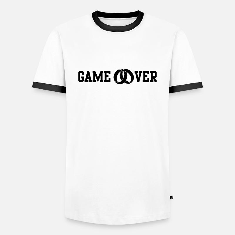 game over - Men's Ringer Shirt - undefined