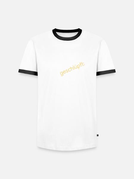 Hatched in 1993 - Men's Ringer Shirt - white/black