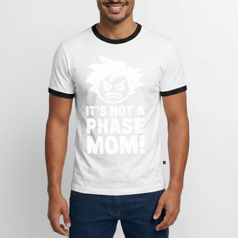 Ce n’est pas une phase maman ! Emo Goth Alternative T-shirt contrasté Homme