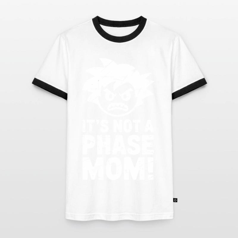 Ce n’est pas une phase maman ! Emo Goth Alternative T-shirt contrasté Homme