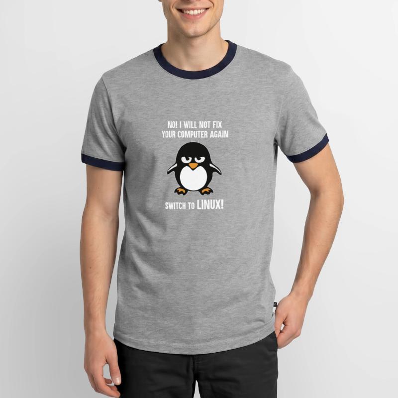 Programming computer science gift · Linux Men's Ringer Shirt