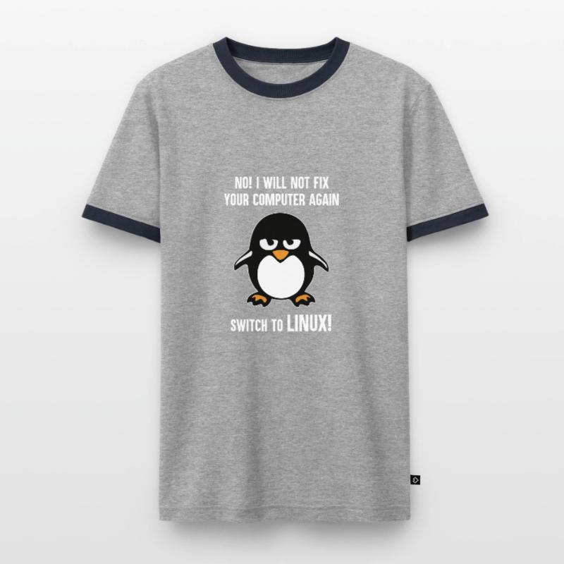 Programming computer science gift · Linux Men's Ringer Shirt