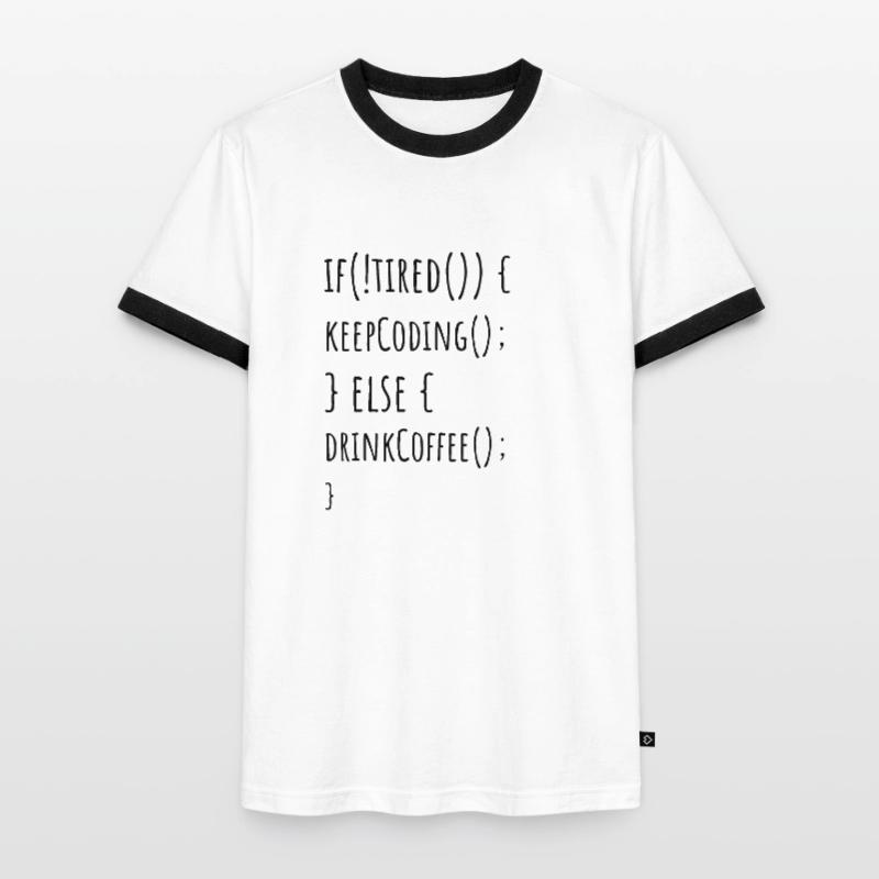 Continuez à coder T-shirt contrasté Homme
