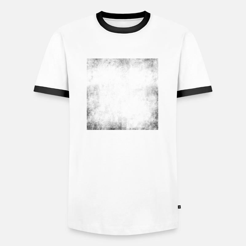 Square | Quadrangle | Background | Template | Pattern - Men's Ringer Shirt - white/black