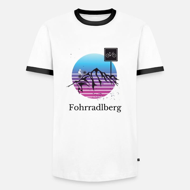 Vorarlberg Geschenk Geschenkidee - Männer Kontrast-T-Shirt - Weiß/Schwarz