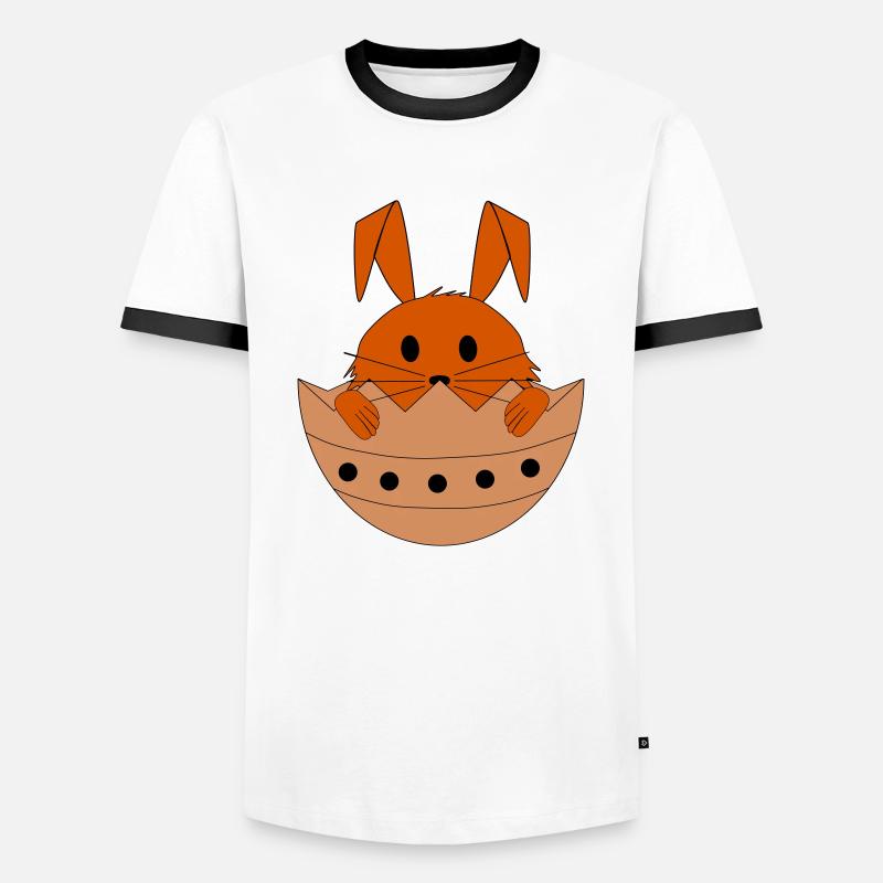 Easter - Men's Ringer Shirt - white/black
