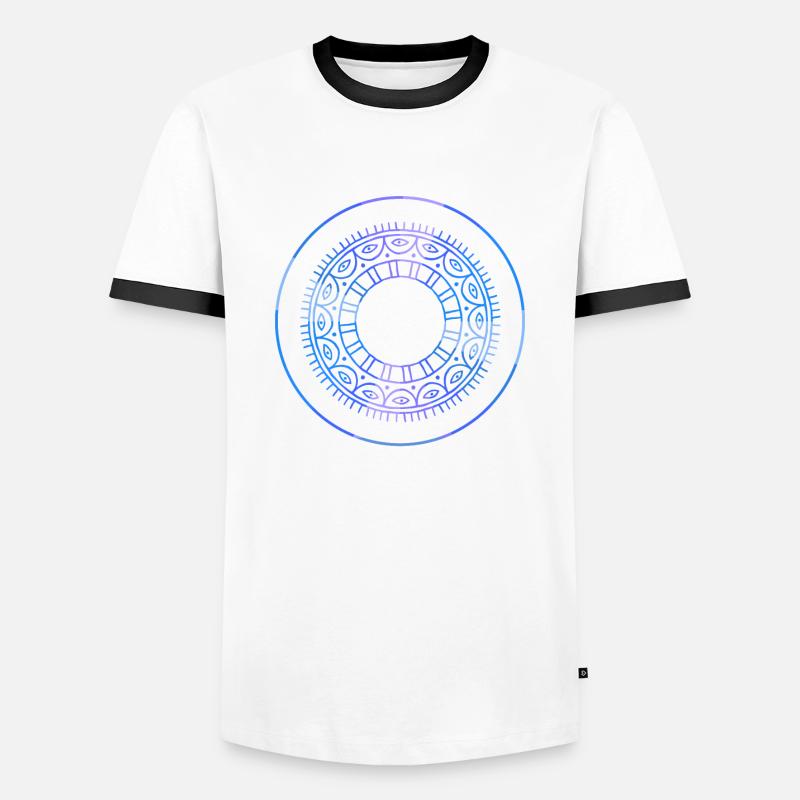 sarcastic magic of coding spell - Men's Ringer Shirt - white/black