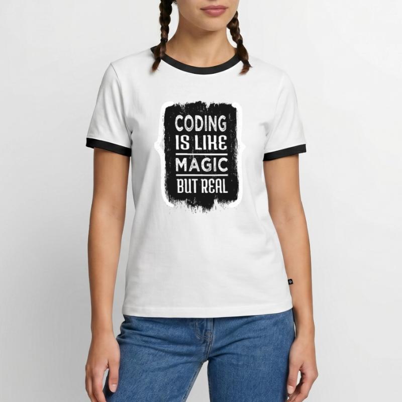 computers c plus plus computer humour present idea Men's Ringer Shirt