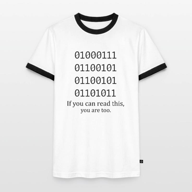 Technischer Support Computer Technik IT Software Männer Kontrast-T-Shirt