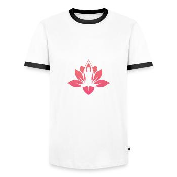 Stark Meditiert Für Die Genesung Narkotika-fan - Männer Kontrast-T-Shirt - Weiß/Schwarz - Vorne - AI Model Female 172 light (172cm) & AI Model Male 178 dark (178cm)