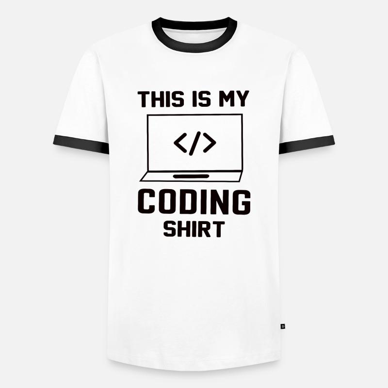 Softwareentwickler Programmierer Geschenk - Männer Kontrast-T-Shirt - Weiß/Schwarz