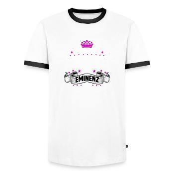 Ergotherapeutin T witziges Spruch Ergotherapeutin - Männer Kontrast-T-Shirt - Weiß/Schwarz - Vorne - AI Model Female 172 light (172cm) & AI Model Male 178 dark (178cm)
