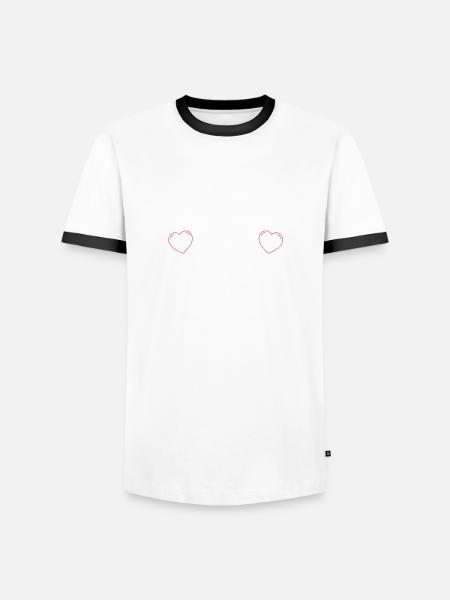 Library Lady Shirt Geschenk - Männer Kontrast-T-Shirt - Weiß/Schwarz
