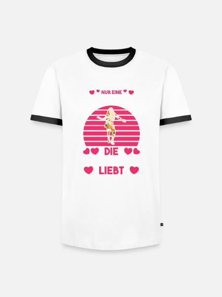 Tanzen Party Musik Tänzer - Männer Kontrast-T-Shirt - Weiß/Schwarz