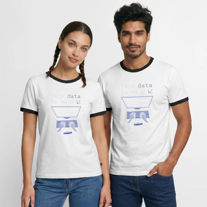 Big Data Engineer Science Data Analyst Pc Men's Ringer Shirt
