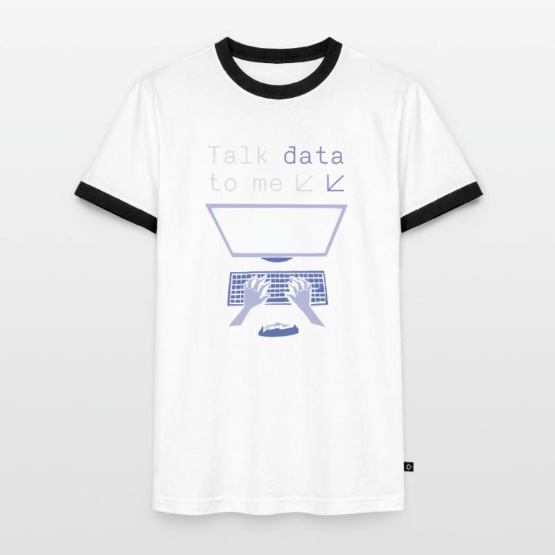 Big Data Engineer Science Data Analyst Pc Men's Ringer Shirt